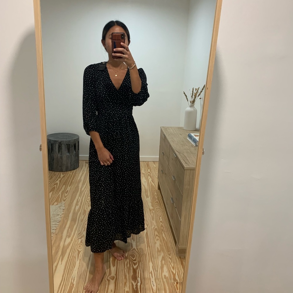 NWT Lucky Brand Polka Dot Dress